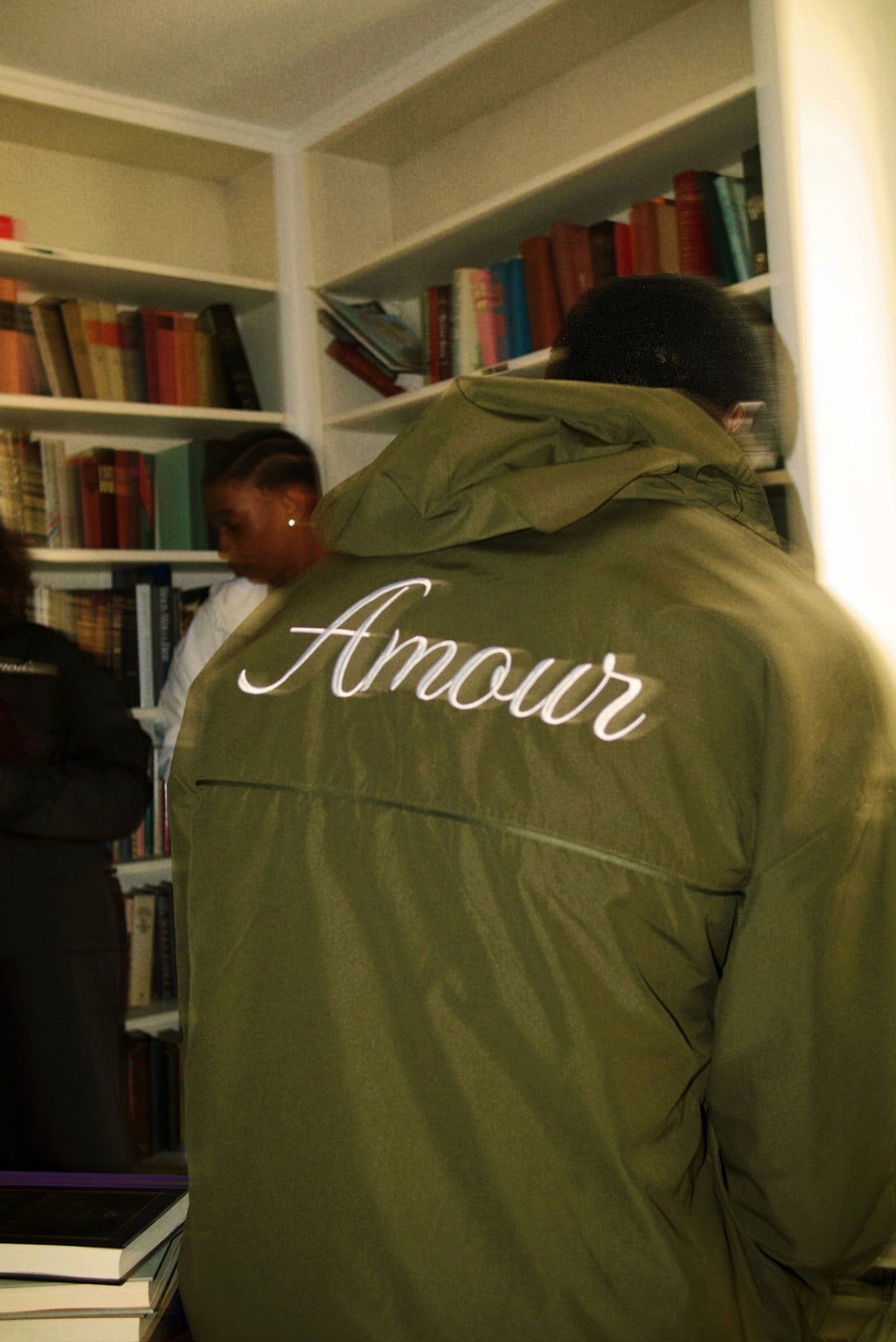 amour olive hoodie & short set
