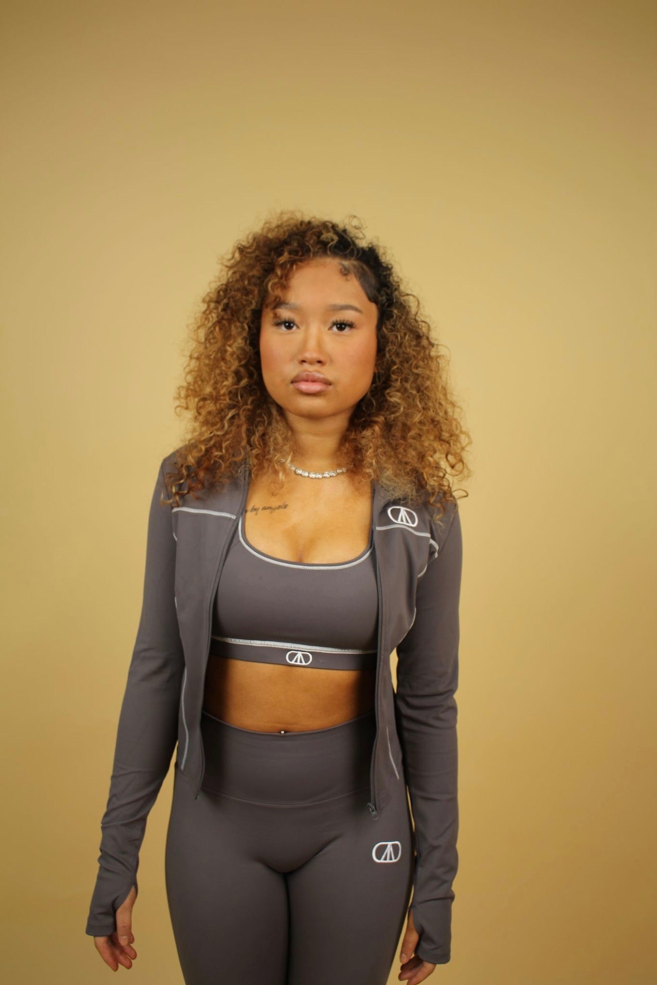 oda women's ash sports bra