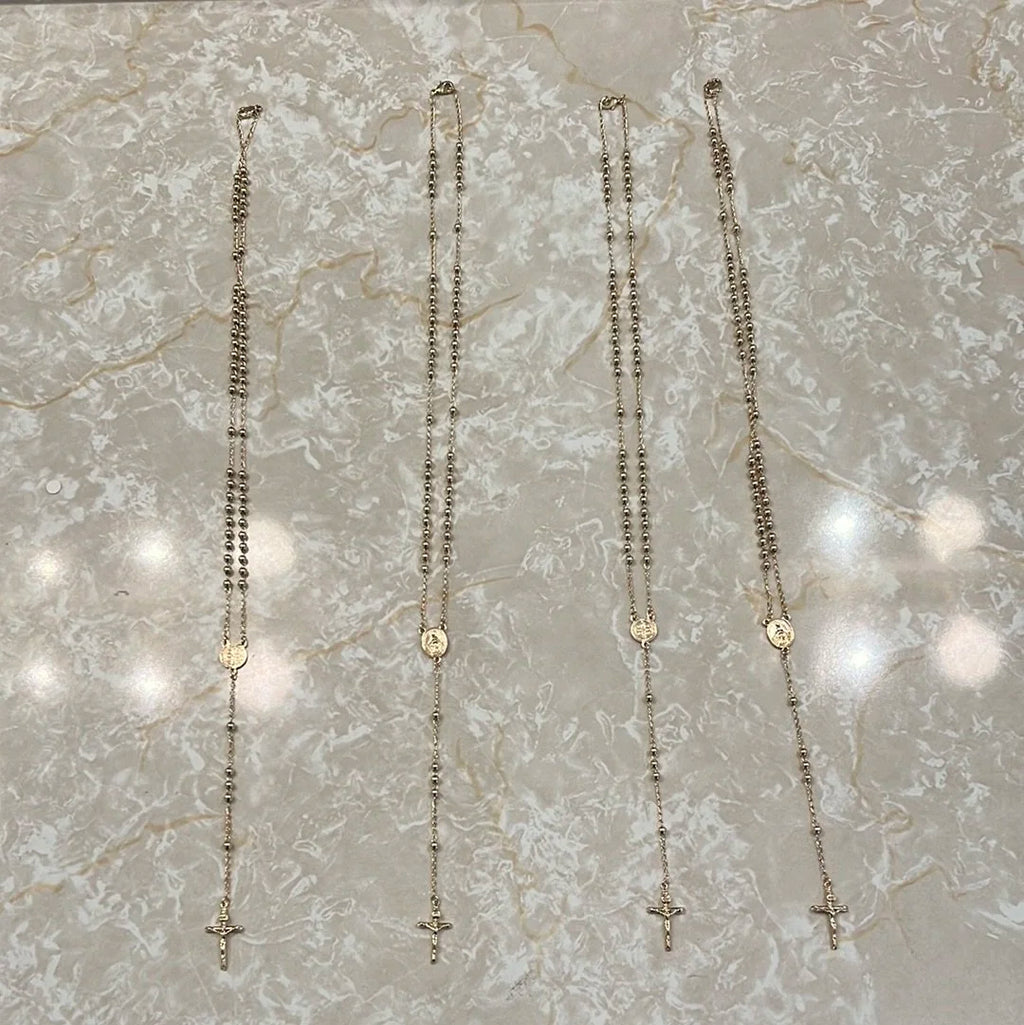 oda long gold rosary