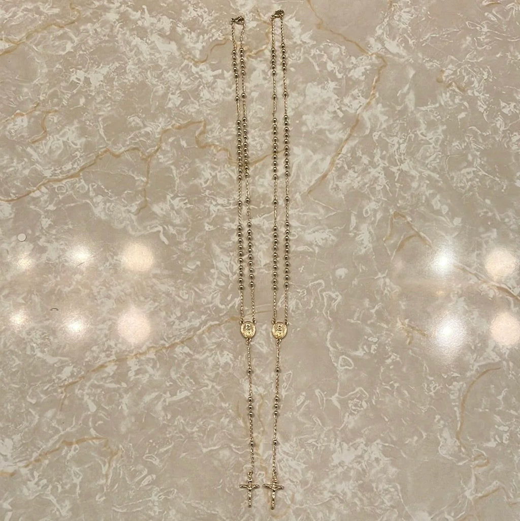 oda long gold rosary